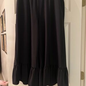 Du jour ruffled palazzo pants